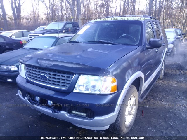 1FMZU73E72ZA60282 - 2002 FORD EXPLORER XLT BLUE photo 6