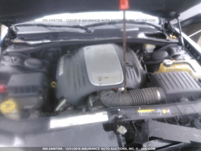 2C3JA63H05H594814 - 2005 CHRYSLER 300C BLACK photo 10