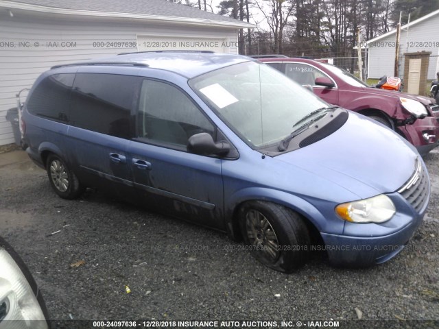 2A4GP44RX7R353687 - 2007 CHRYSLER TOWN & COUNTRY LX BLUE photo 1