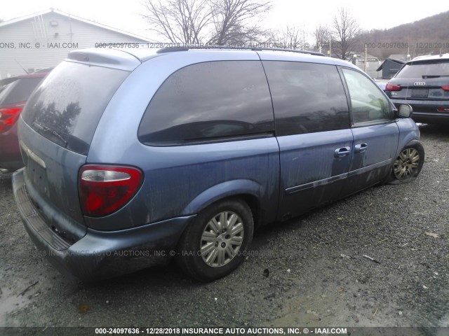 2A4GP44RX7R353687 - 2007 CHRYSLER TOWN & COUNTRY LX BLUE photo 4