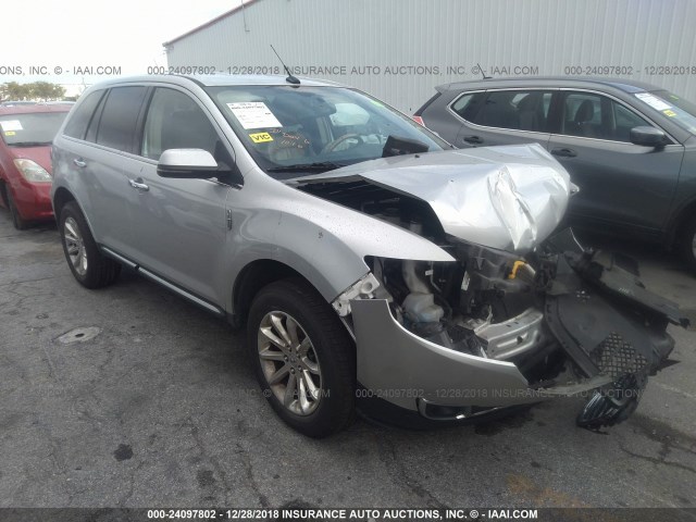 2LMDJ6JK8CBL09820 - 2012 LINCOLN MKX SILVER photo 1