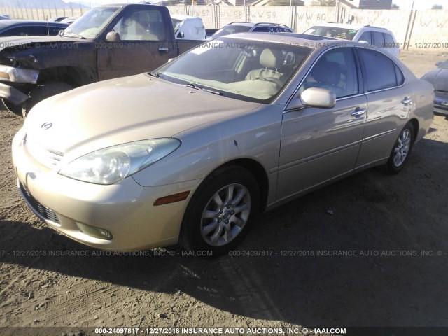 JTHBF30G330137801 - 2003 LEXUS ES 300 GOLD photo 2