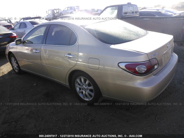 JTHBF30G330137801 - 2003 LEXUS ES 300 GOLD photo 3