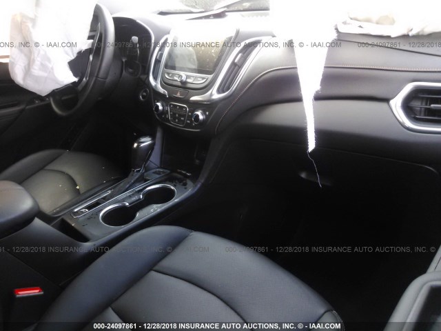 2GNAXWEX9J6149421 - 2018 CHEVROLET EQUINOX PREMIER BLACK photo 5