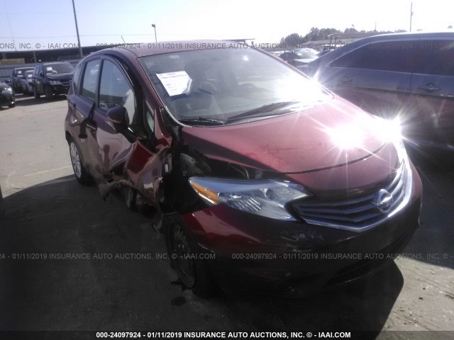 3N1CE2CP6GL360831 - 2016 NISSAN VERSA NOTE S/S PLUS/SV/SL/SR RED photo 1