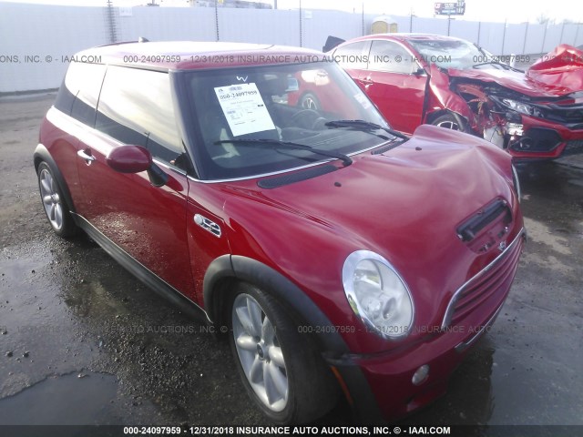 WMWRE33485TD96290 - 2005 MINI COOPER S RED photo 1