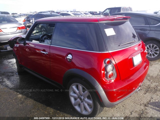 WMWRE33485TD96290 - 2005 MINI COOPER S RED photo 3