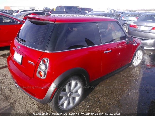 WMWRE33485TD96290 - 2005 MINI COOPER S RED photo 4