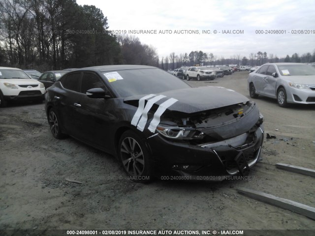 1N4AA6APXHC361459 - 2017 NISSAN MAXIMA 3.5S/SV/SL/SR/PLAT BLACK photo 1