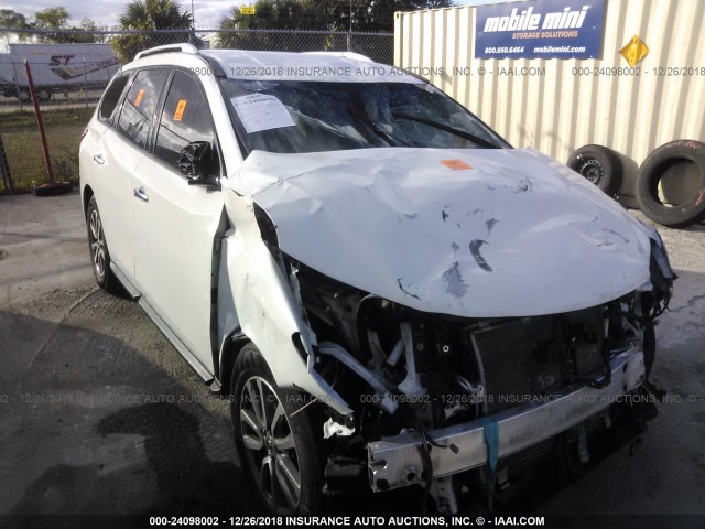 5N1AR2MN3GC629008 - 2016 NISSAN PATHFINDER S/SV/SL/PLATINUM WHITE photo 6