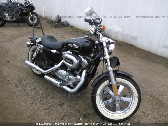 1HD1CT318CC413822 - 2012 HARLEY-DAVIDSON XL1200 C BLACK photo 1