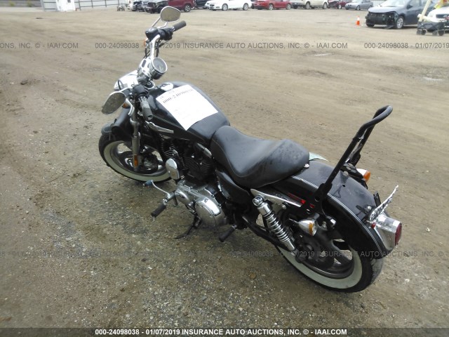 1HD1CT318CC413822 - 2012 HARLEY-DAVIDSON XL1200 C BLACK photo 3