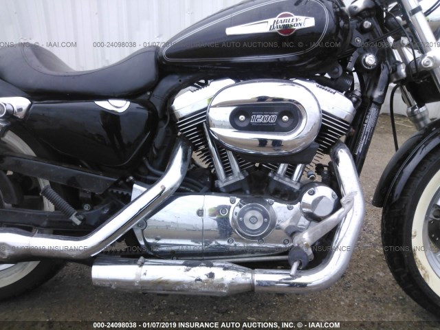 1HD1CT318CC413822 - 2012 HARLEY-DAVIDSON XL1200 C BLACK photo 8