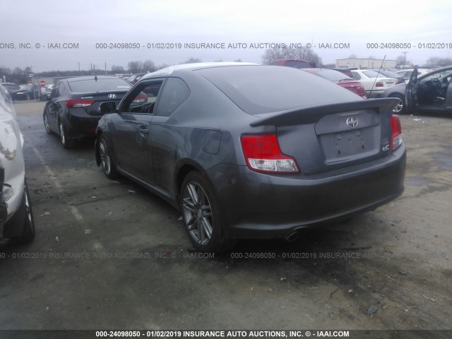 JTKJF5C7XC3035939 - 2012 TOYOTA SCION TC ნაცრისფერი ფოტო 3