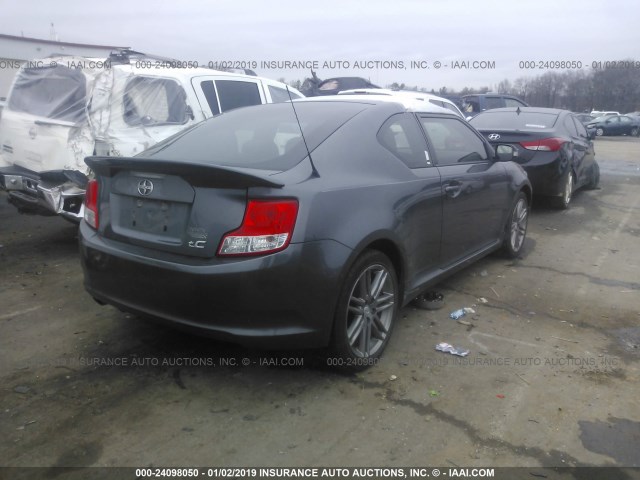 JTKJF5C7XC3035939 - 2012 TOYOTA SCION TC ნაცრისფერი ფოტო 4