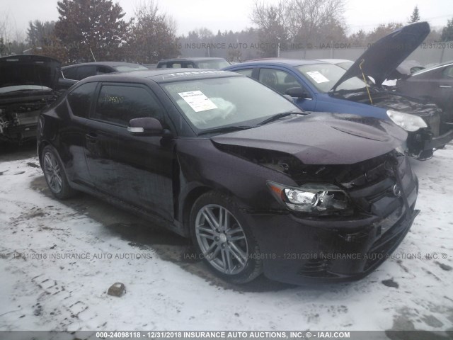 JTKJF5C77D3045944 - 2013 TOYOTA SCION TC 紫色 照片 1