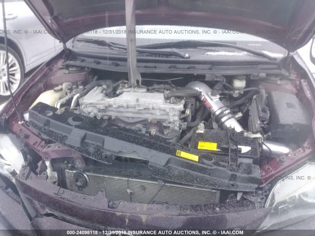 JTKJF5C77D3045944 - 2013 TOYOTA SCION TC 紫色 照片 10