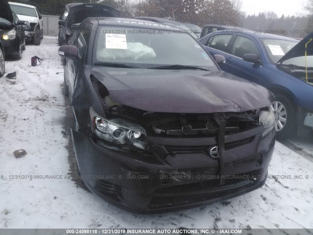 JTKJF5C77D3045944 - 2013 TOYOTA SCION TC 紫色 照片 6