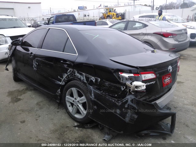 4T1BF1FK9EU459710 - 2014 TOYOTA CAMRY L/SE/LE/XLE 黑色 照片 3