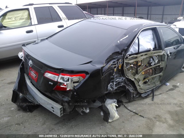 4T1BF1FK9EU459710 - 2014 TOYOTA CAMRY L/SE/LE/XLE 黑色 照片 6