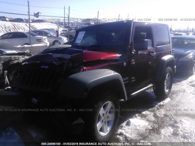 1J4AA2D13AL171612 - 2010 JEEP WRANGLER SPORT RED photo 2