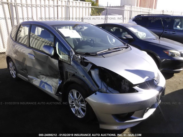 JHMGE8H45AC011144 - 2010 HONDA FIT SPORT GRAY photo 1