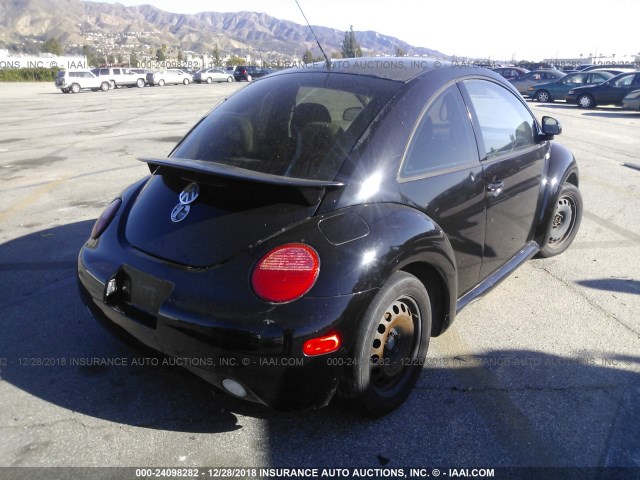 3VWBC21C0XM429583 - 1999 VOLKSWAGEN NEW BEETLE GL BLACK photo 4