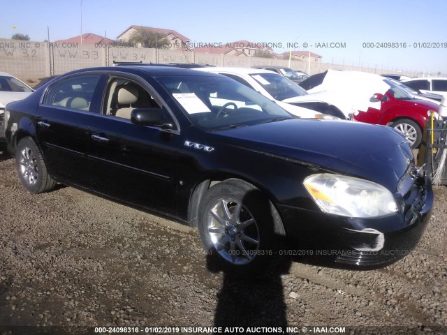 1G4HD57257U206327 - 2007 BUICK LUCERNE CXL BLACK photo 1