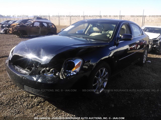 1G4HD57257U206327 - 2007 BUICK LUCERNE CXL BLACK photo 2