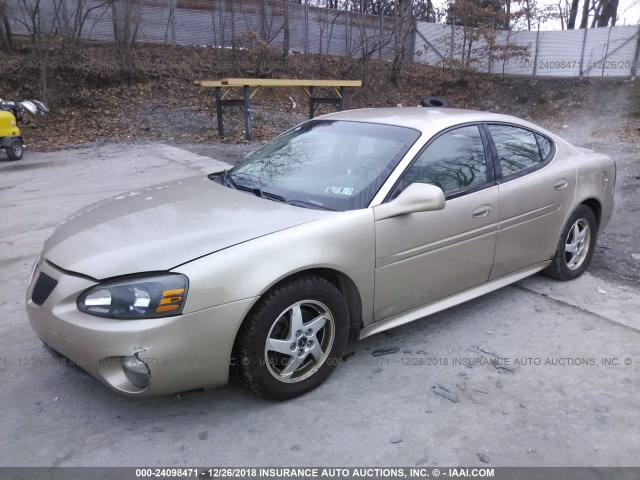 2G2WS522X41270724 - 2004 PONTIAC GRAND PRIX GT2 GOLD photo 2