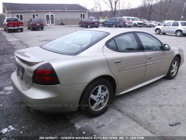 2G2WS522X41270724 - 2004 PONTIAC GRAND PRIX GT2 GOLD photo 4