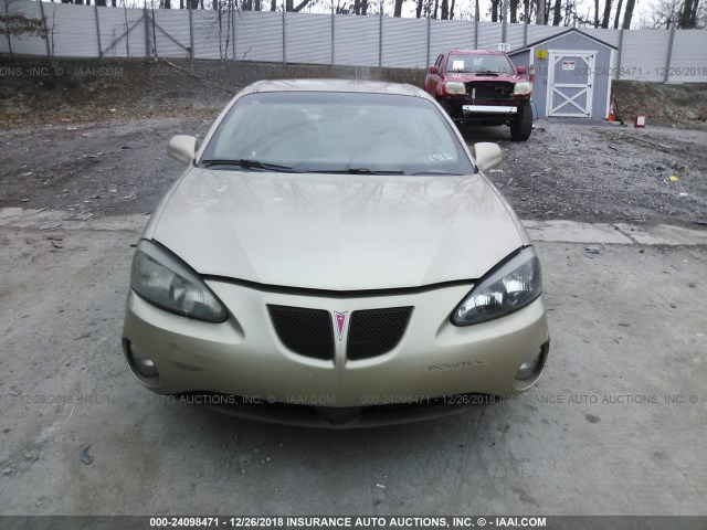 2G2WS522X41270724 - 2004 PONTIAC GRAND PRIX GT2 ოქროსფერი ფოტო 6
