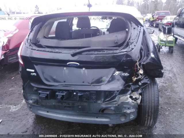 3FADP4EE3FM133758 - 2015 FORD FIESTA SE BLACK photo 6