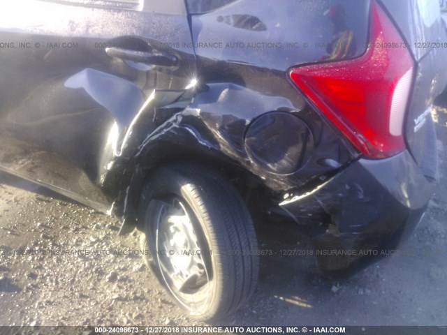 3N1CE2CP9EL416774 - 2014 NISSAN VERSA NOTE S/S PLUS/SV/SL BLACK photo 6
