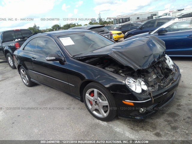 WDBTJ75H66F188660 - 2006 MERCEDES-BENZ CLK 500 BLACK photo 1