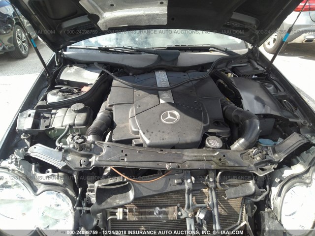 WDBTJ75H66F188660 - 2006 MERCEDES-BENZ CLK 500 BLACK photo 10