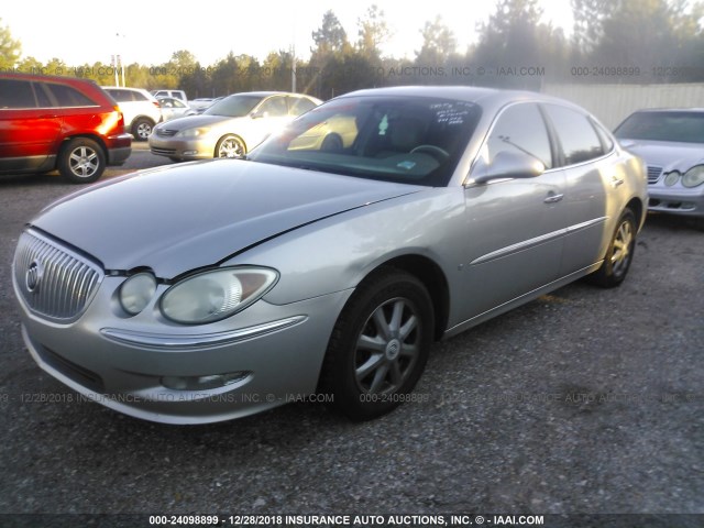 2G4WD582081321906 - 2008 BUICK LACROSSE CXL GRAY photo 2