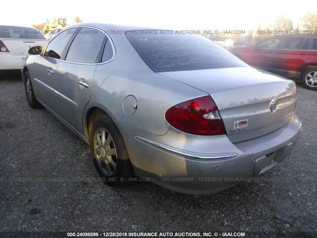 2G4WD582081321906 - 2008 BUICK LACROSSE CXL GRAY photo 3