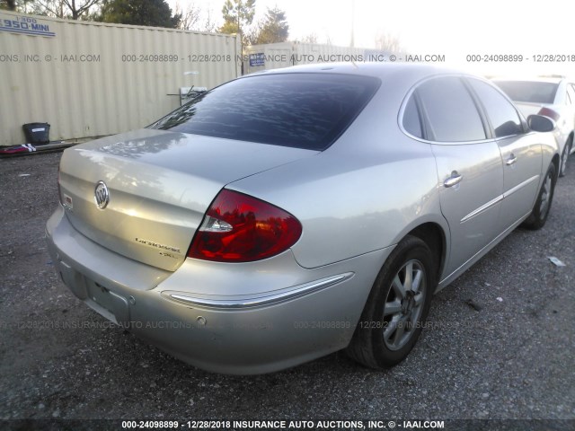 2G4WD582081321906 - 2008 BUICK LACROSSE CXL GRAY photo 4