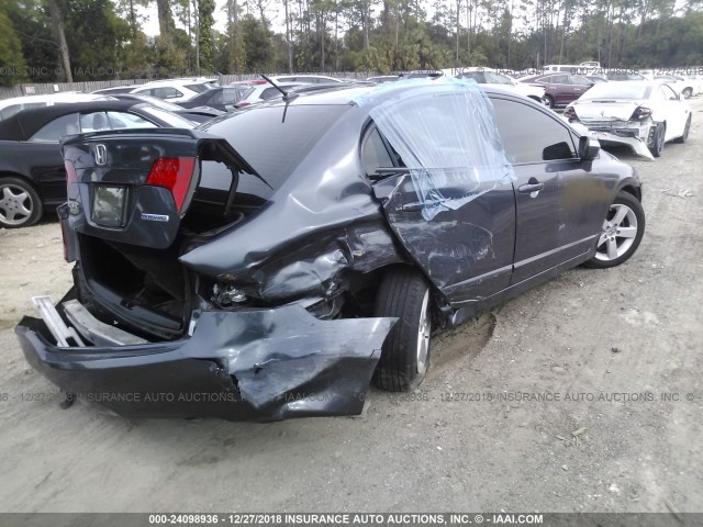 JHMFA36288S030797 - 2008 HONDA CIVIC HYBRID GRAY photo 4