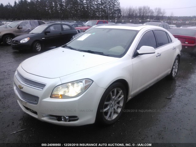 1G1ZG5E73CF241227 - 2012 CHEVROLET MALIBU LTZ WHITE photo 2