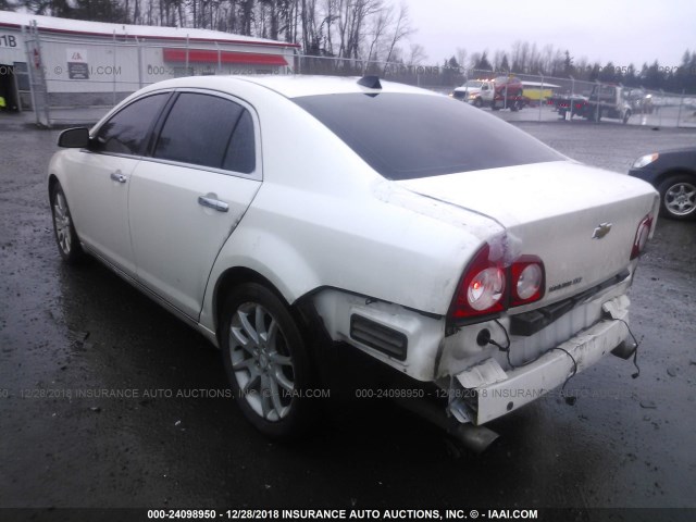 1G1ZG5E73CF241227 - 2012 CHEVROLET MALIBU LTZ WHITE photo 3