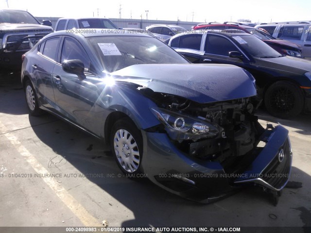 JM1BM1T77F1266257 - 2015 MAZDA 3 SV BLUE photo 1