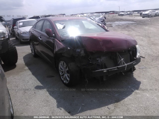 5NPEC4AC9CH357892 - 2012 HYUNDAI SONATA SE/LIMITED MAROON photo 1