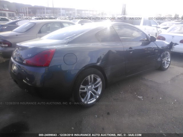 JNKCV64E09M603302 - 2009 INFINITI G37 JOURNEY/SPORT GRAY photo 4