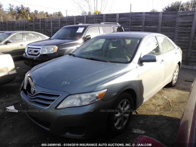 4T4BF3EK5BR137936 - 2011 TOYOTA CAMRY SE/LE/XLE 绿色 照片 2