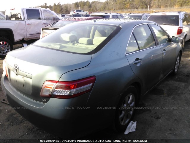 4T4BF3EK5BR137936 - 2011 TOYOTA CAMRY SE/LE/XLE 绿色 照片 4