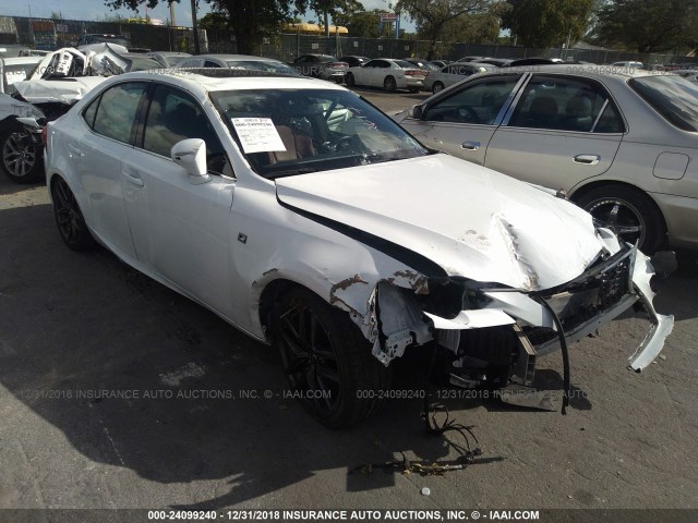 JTHBA1D27G5012617 - 2016 LEXUS IS 200T WHITE photo 1