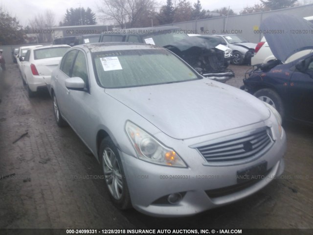 JN1CV6AR0BM412464 - 2011 INFINITI G37 SILVER photo 1