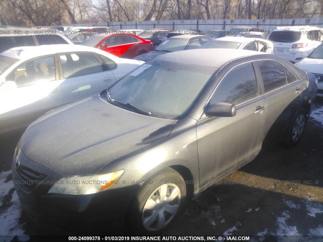 4T1BE46K78U201436 - 2008 TOYOTA CAMRY CE/LE/XLE/SE GRAY photo 2